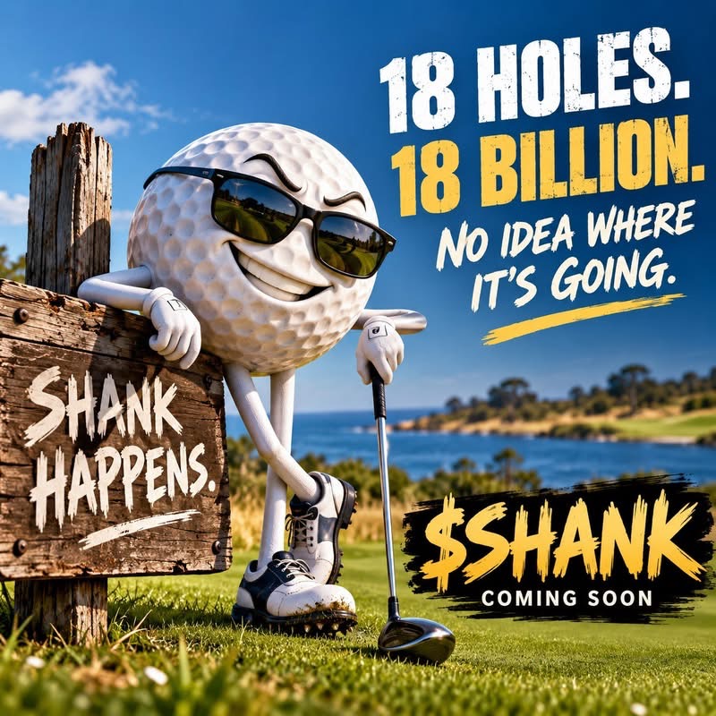 SHANK golf ball character